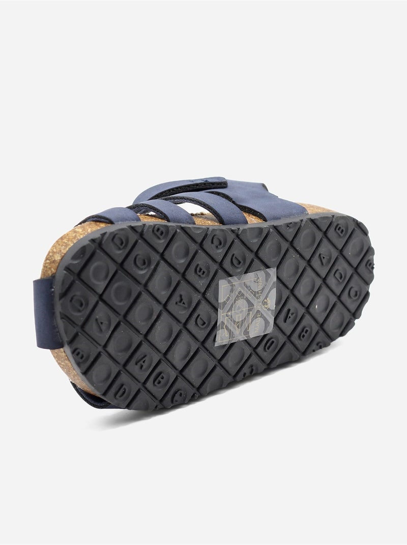 Sandali con chiusura a velcro Blu scuro - Kiabi