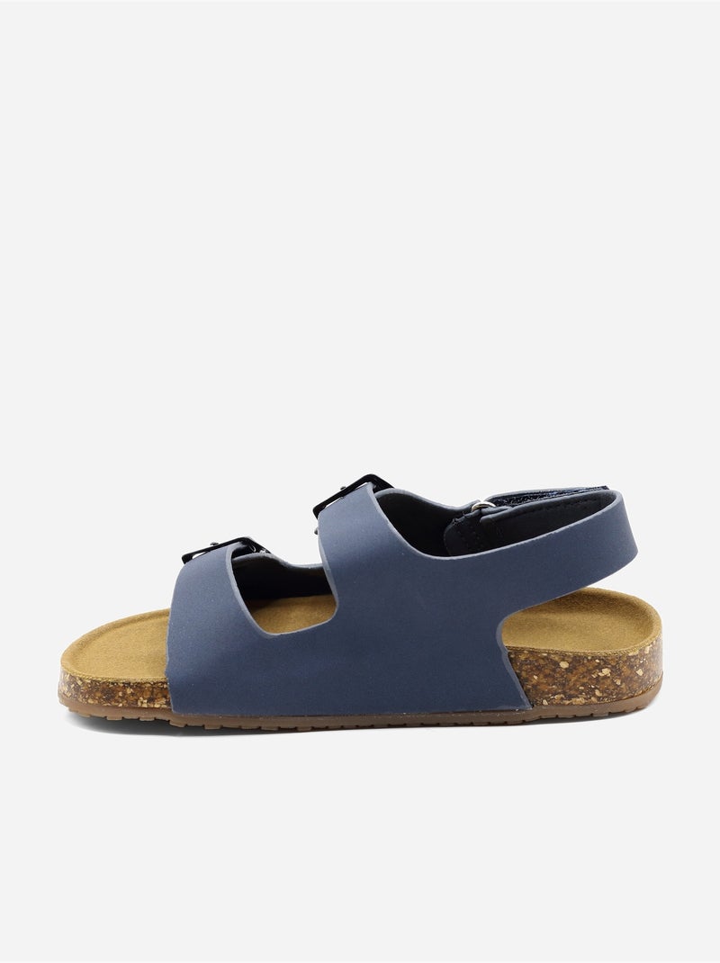 Sandali con chiusura a velcro Blu scuro - Kiabi