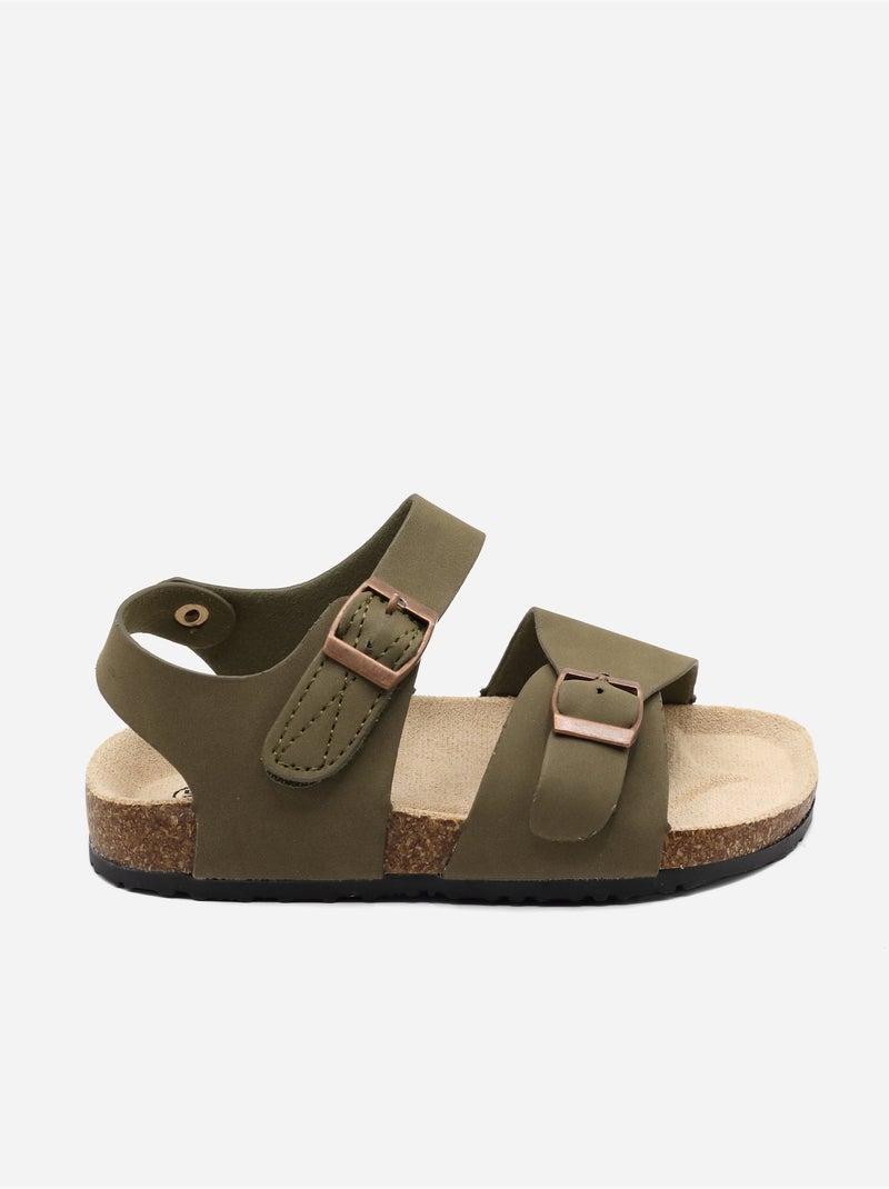 Sandali con chiusura a velcro Cachi - Kiabi