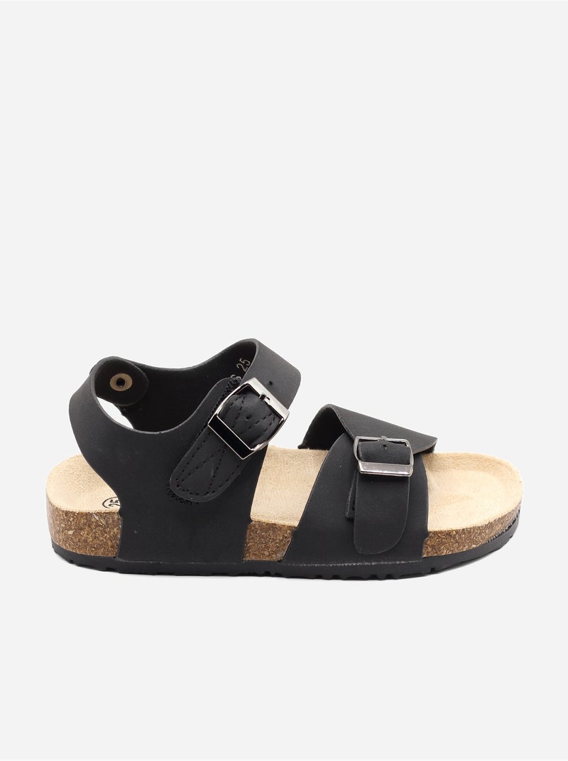 Sandali con chiusura a velcro Nero - Kiabi