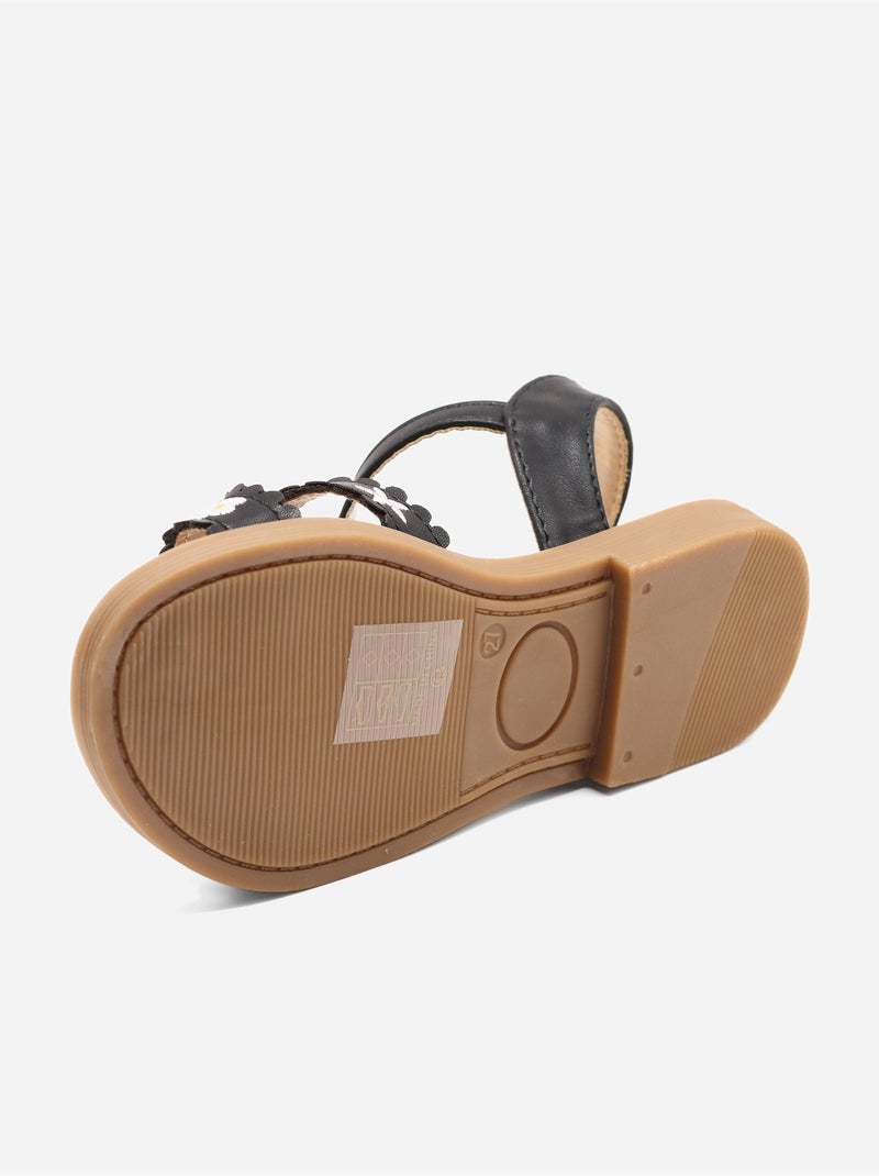Sandali con chiusura a velcro Nero - Kiabi