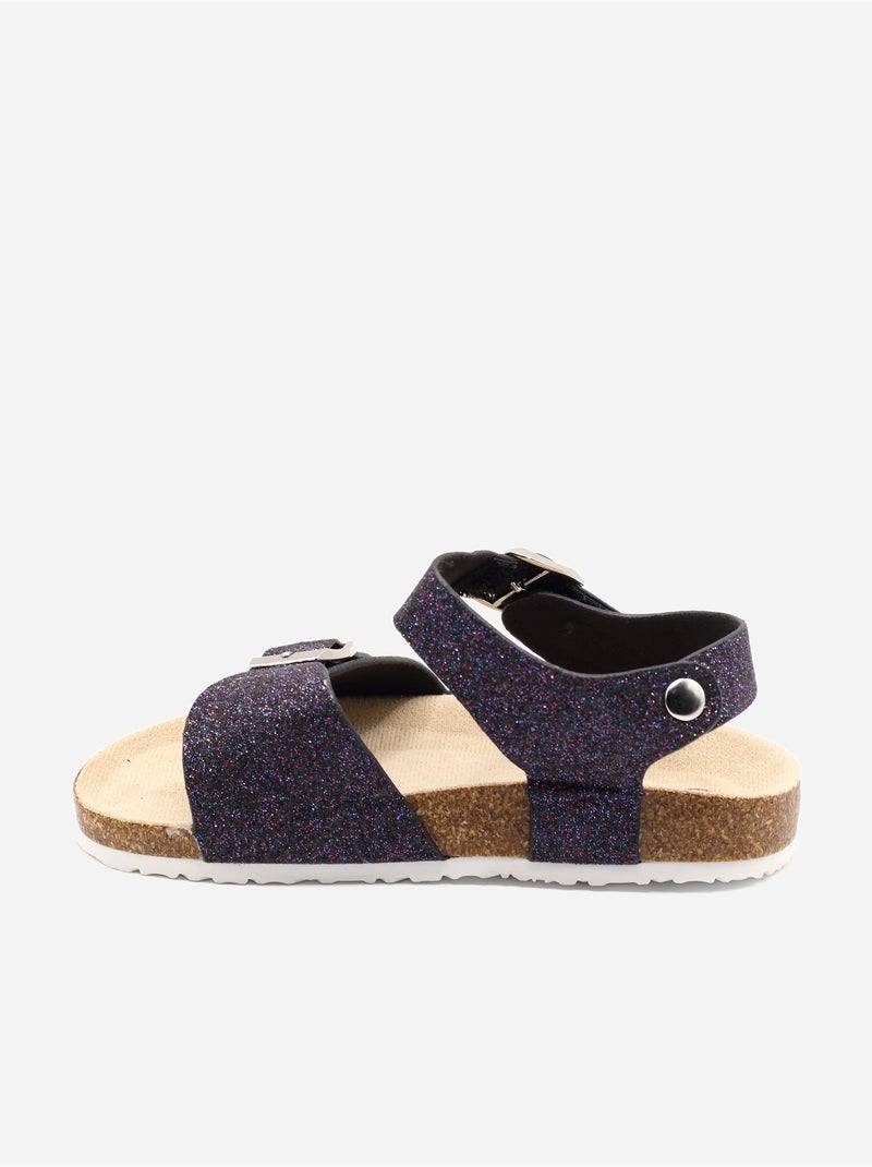 Sandali con chiusura a velcro Nero - Kiabi
