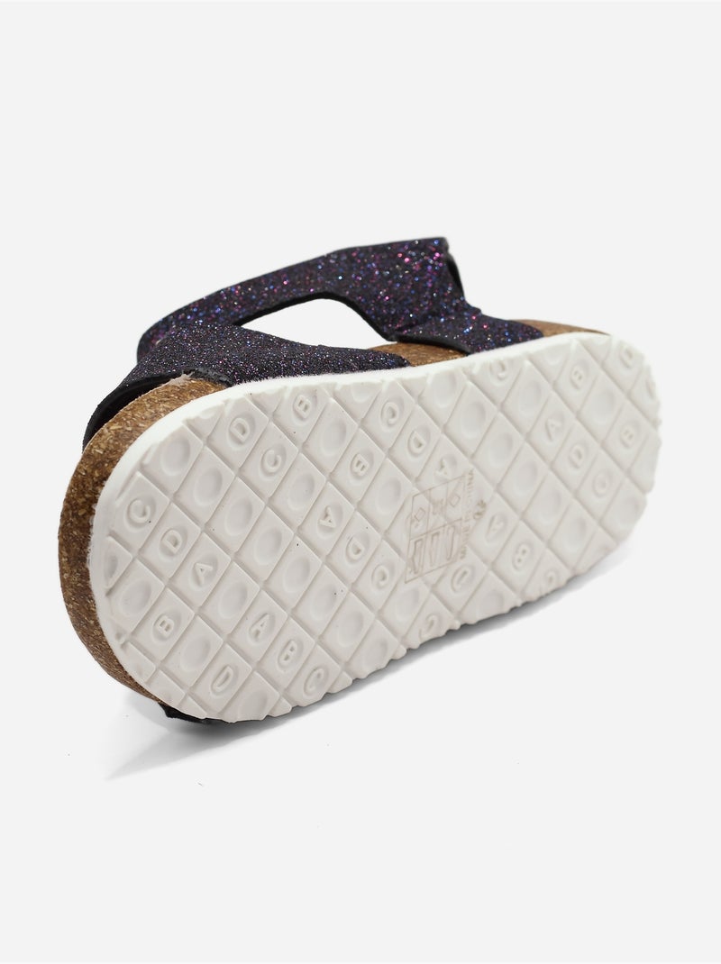 Sandali con chiusura a velcro Nero - Kiabi
