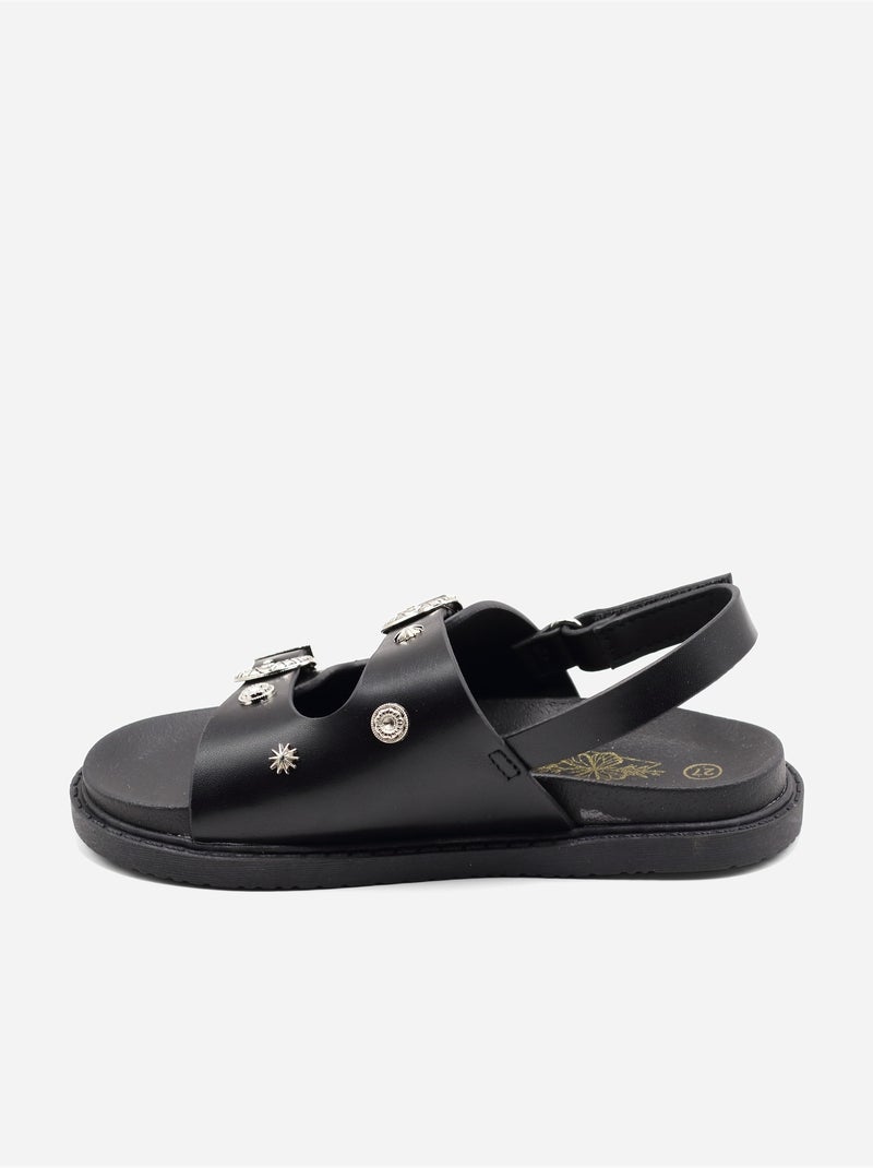 Sandali con chiusura a velcro Nero - Kiabi