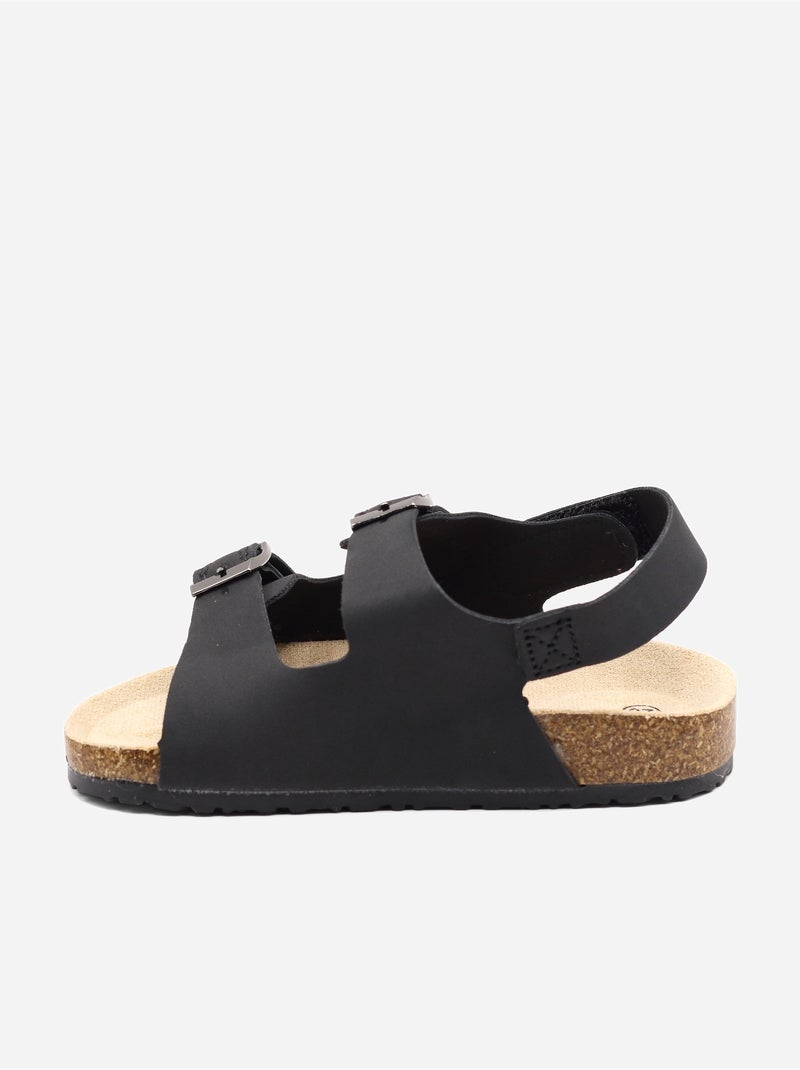 Sandali con chiusura a velcro Nero - Kiabi