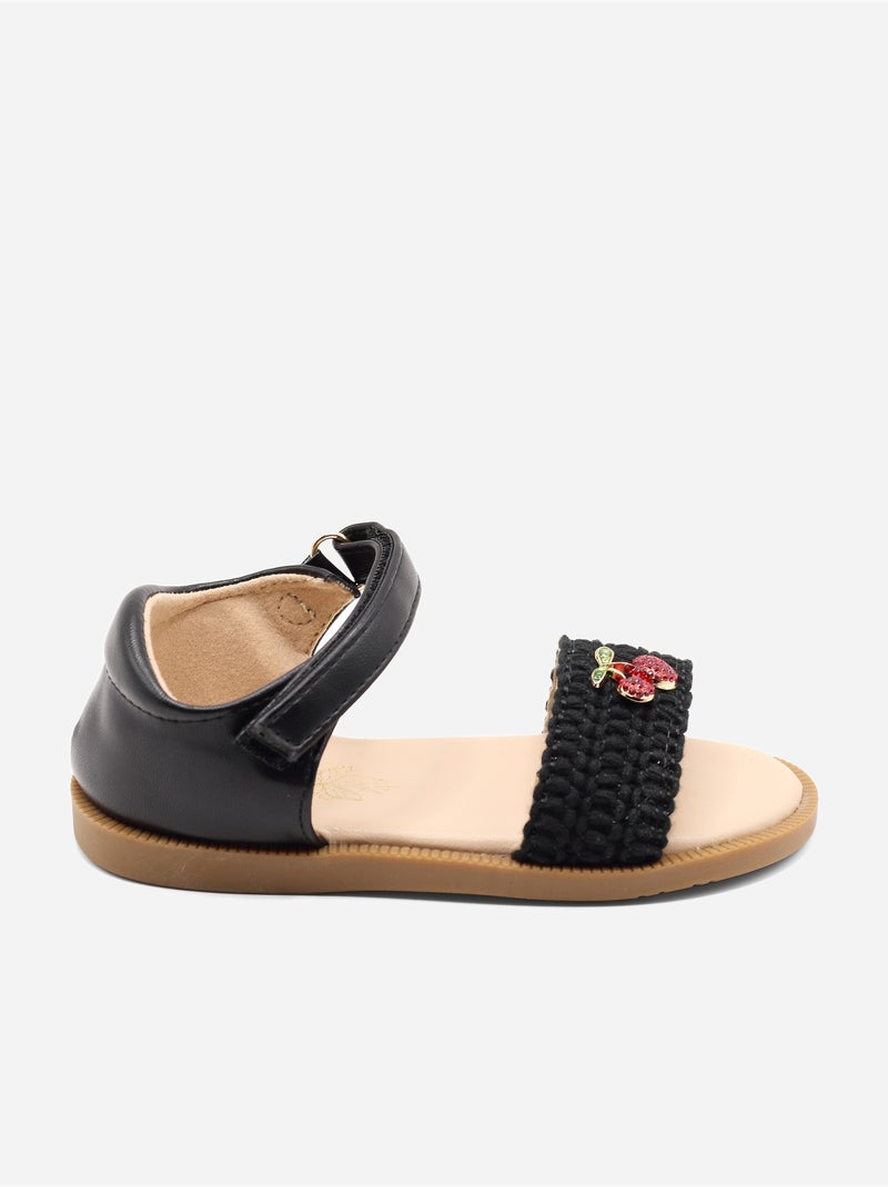 Sandali con chiusura a velcro Nero - Kiabi