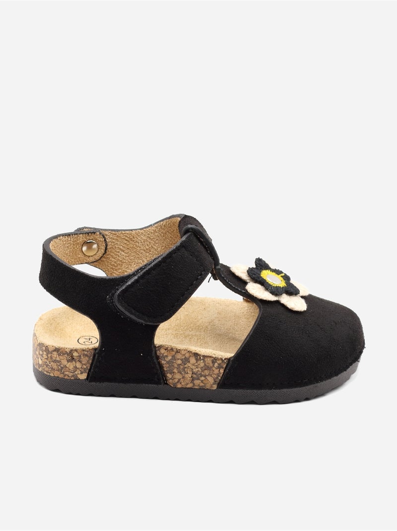 Sandali con chiusura a velcro Nero - Kiabi