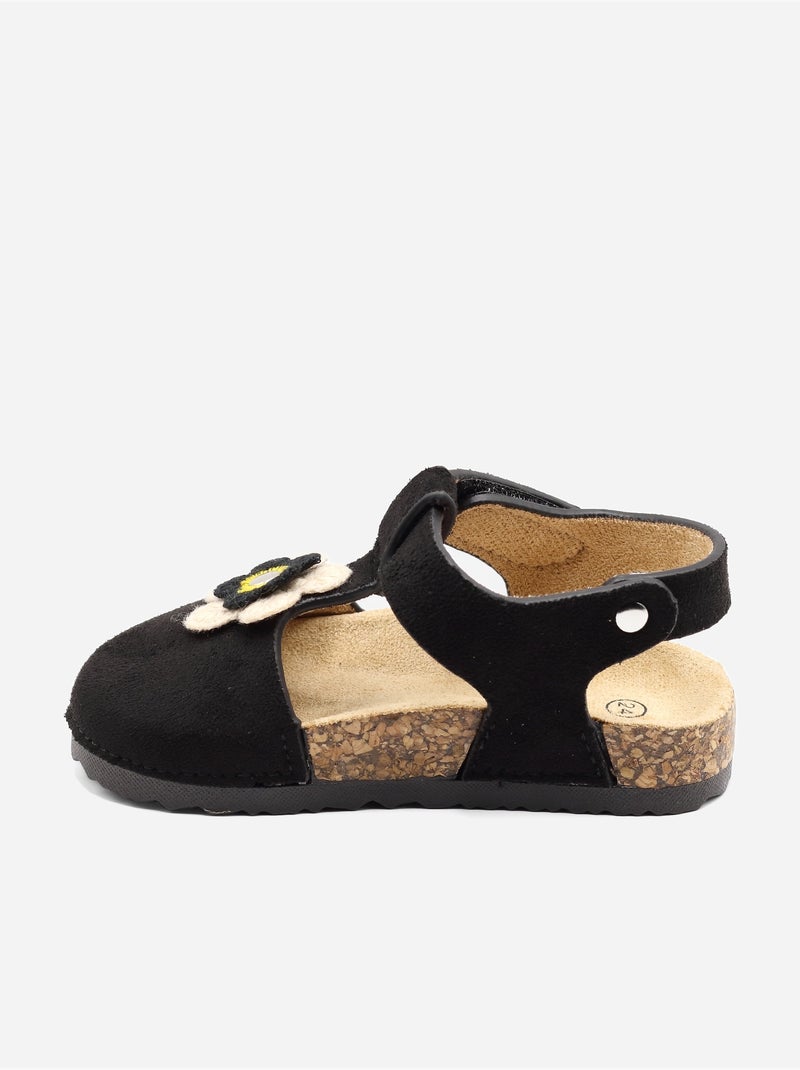 Sandali con chiusura a velcro Nero - Kiabi