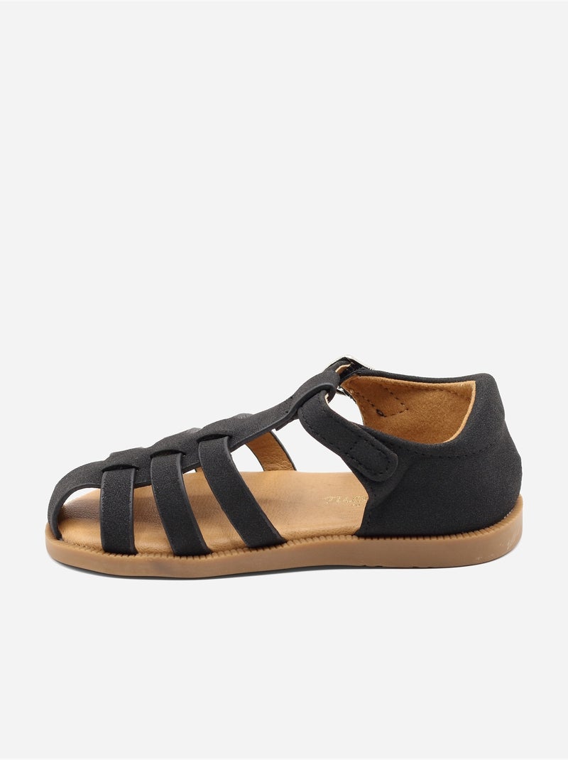 Sandali con chiusura a velcro Nero - Kiabi