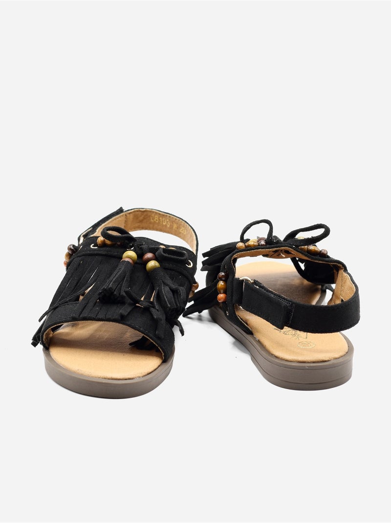 Sandali con chiusura a velcro Nero - Kiabi