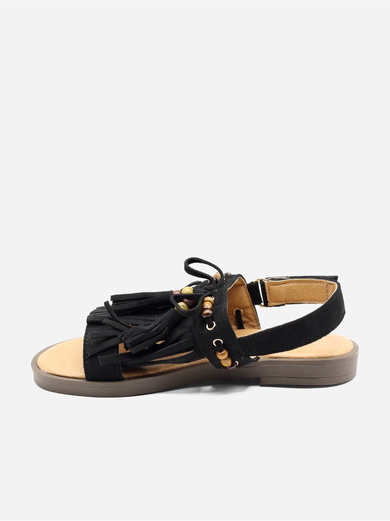 Sandali con chiusura a velcro Nero - Kiabi