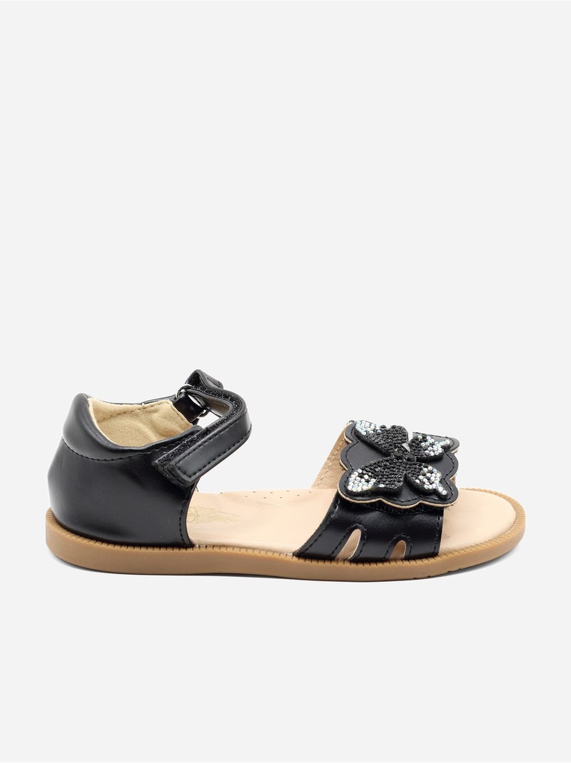 Sandali con chiusura a velcro Nero - Kiabi
