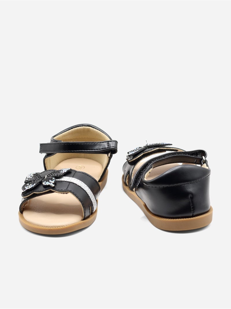 Sandali con chiusura a velcro Nero - Kiabi