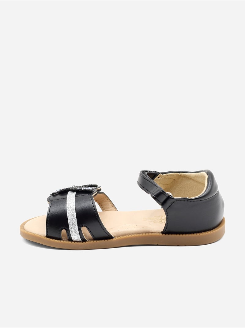 Sandali con chiusura a velcro Nero - Kiabi