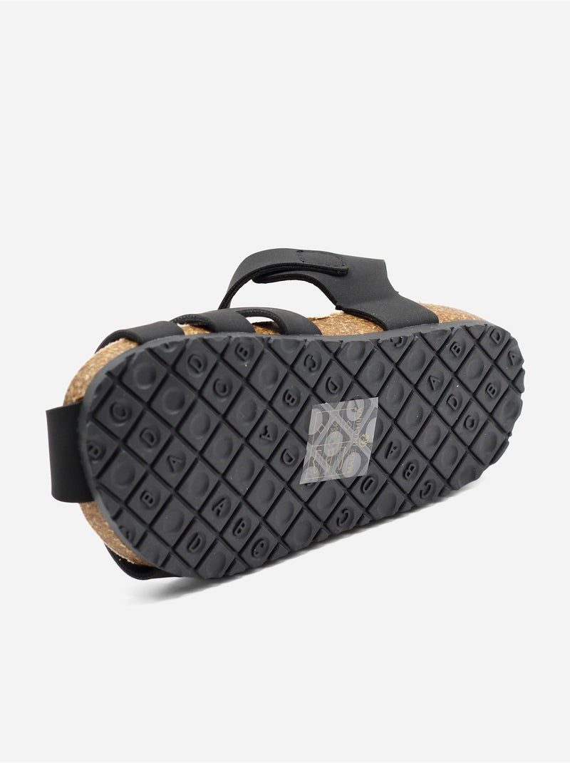Sandali con chiusura a velcro Nero - Kiabi
