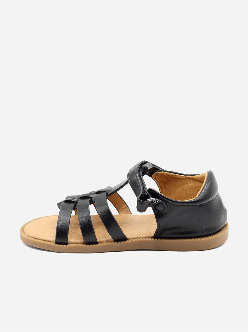 Sandali con chiusura a velcro Nero - Kiabi