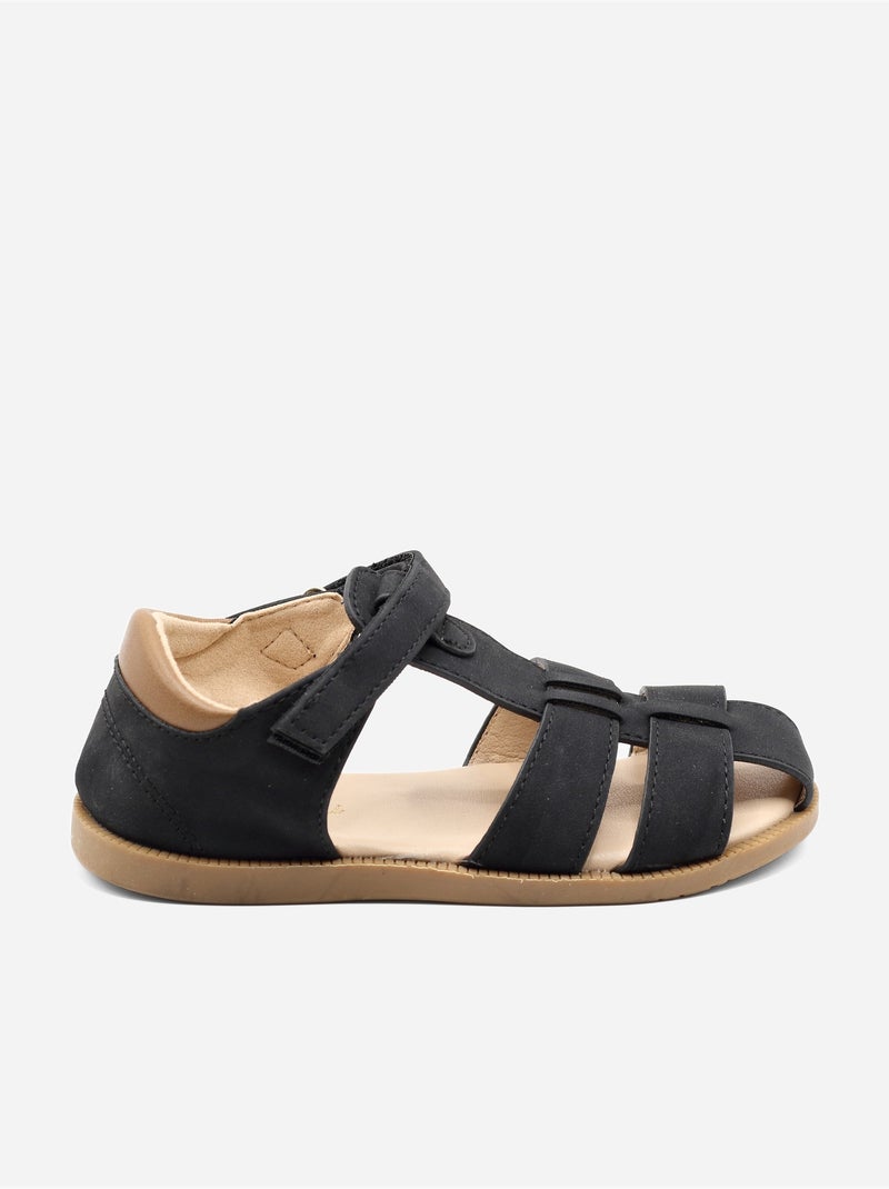 Sandali con chiusura a velcro Nero - Kiabi