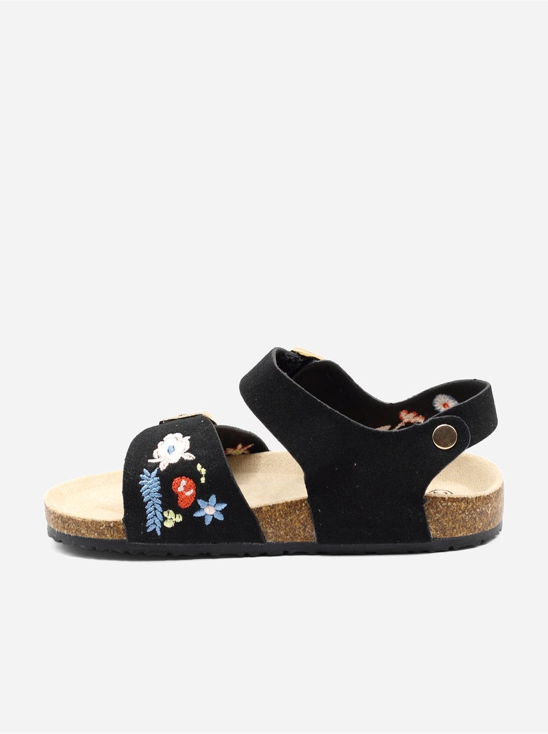 Sandali con chiusura a velcro Nero - Kiabi