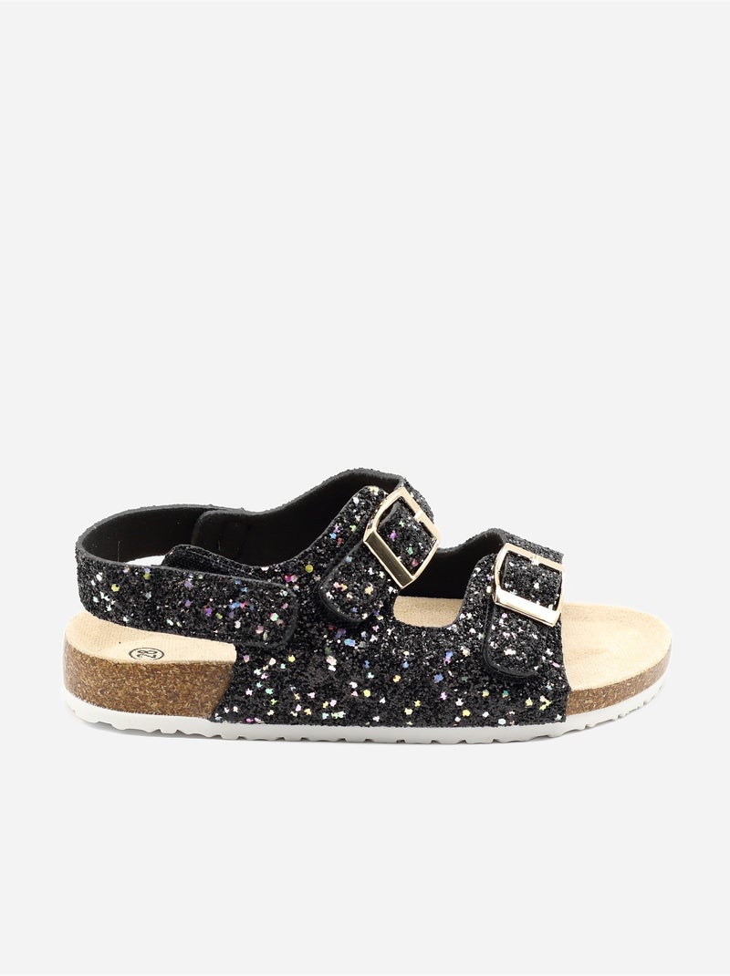 Sandali con chiusura a velcro Nero - Kiabi
