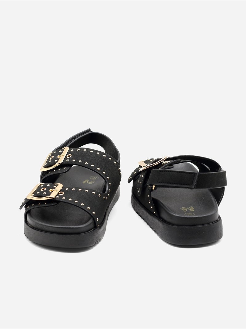 Sandali con chiusura a velcro Nero - Kiabi