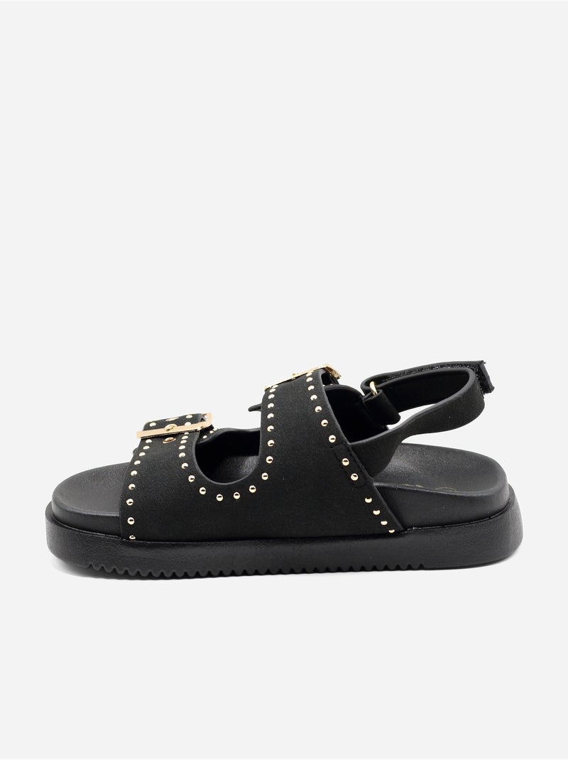 Sandali con chiusura a velcro Nero - Kiabi