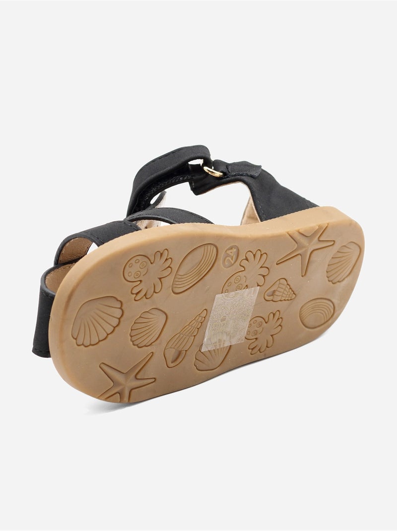 Sandali con chiusura a velcro Nero - Kiabi