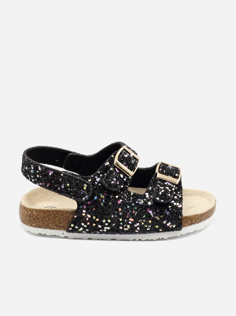 Sandali con chiusura a velcro Nero - Kiabi