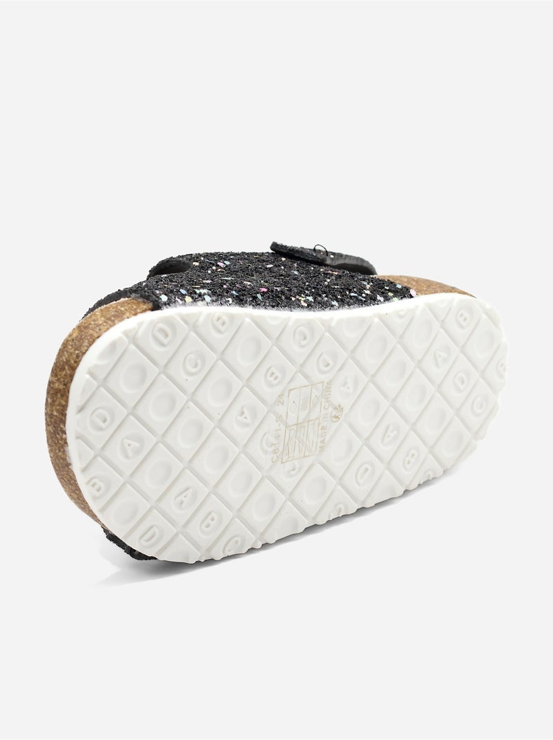 Sandali con chiusura a velcro Nero - Kiabi