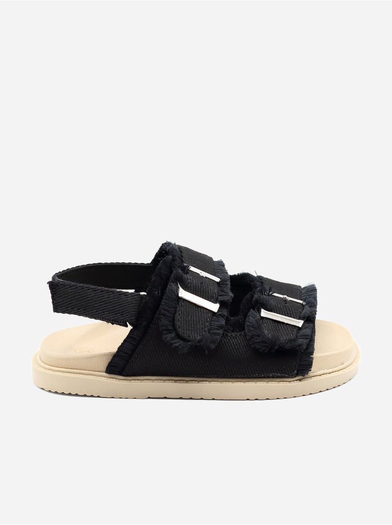 Sandali con chiusura a velcro Nero - Kiabi