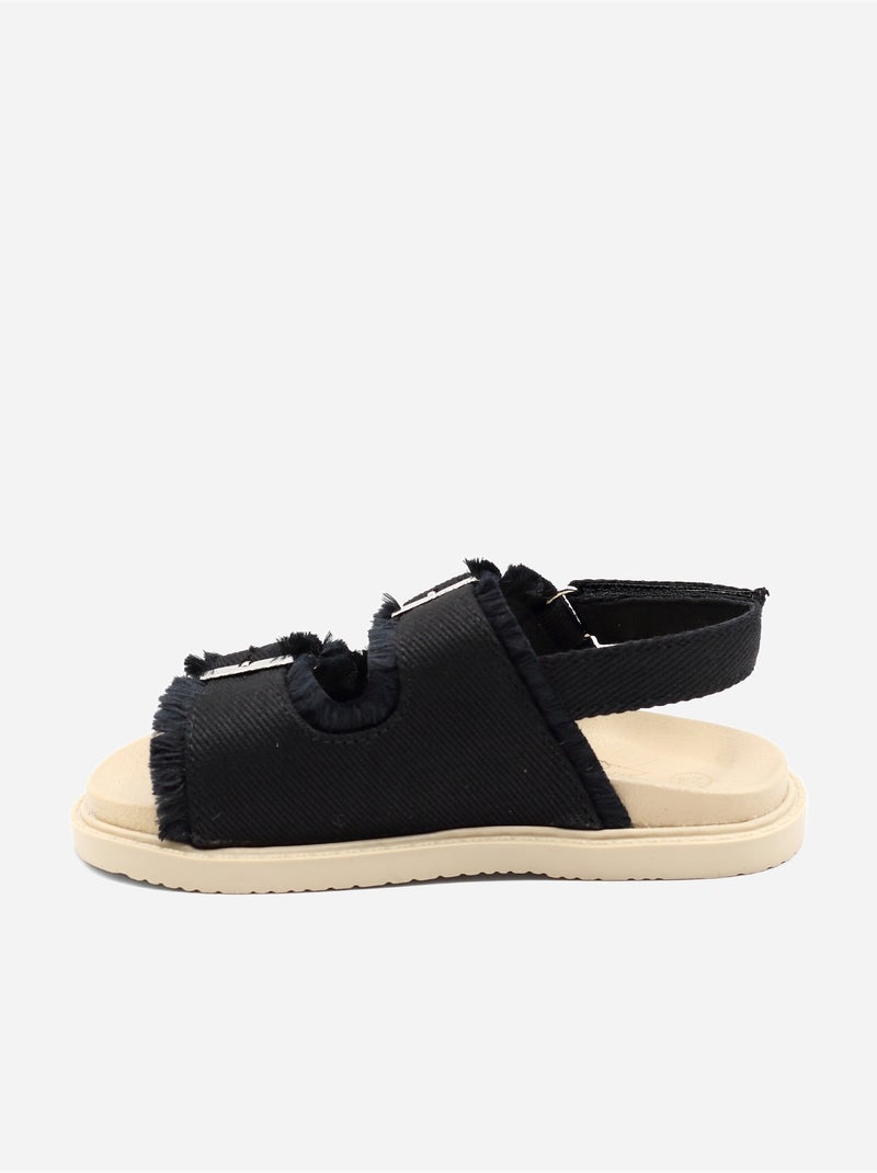 Sandali con chiusura a velcro Nero - Kiabi