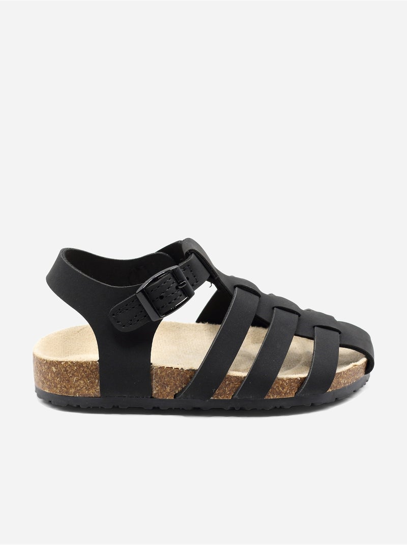 Sandali con chiusura a velcro Nero - Kiabi
