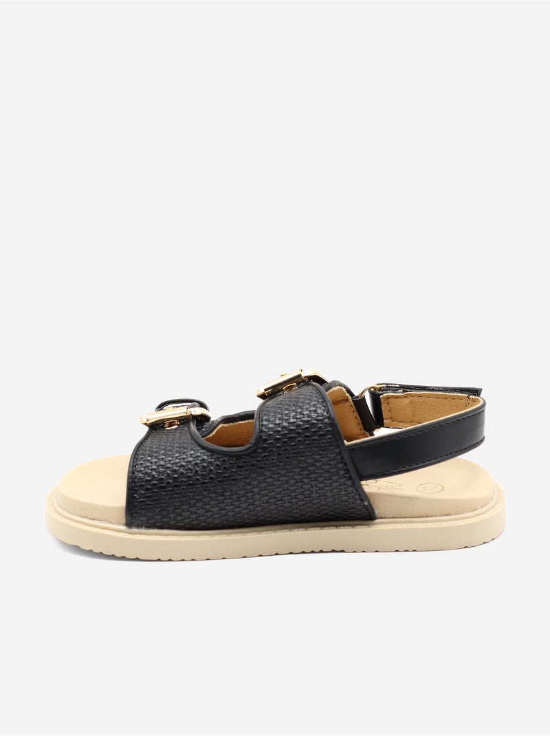 Sandali con chiusura a velcro Nero - Kiabi