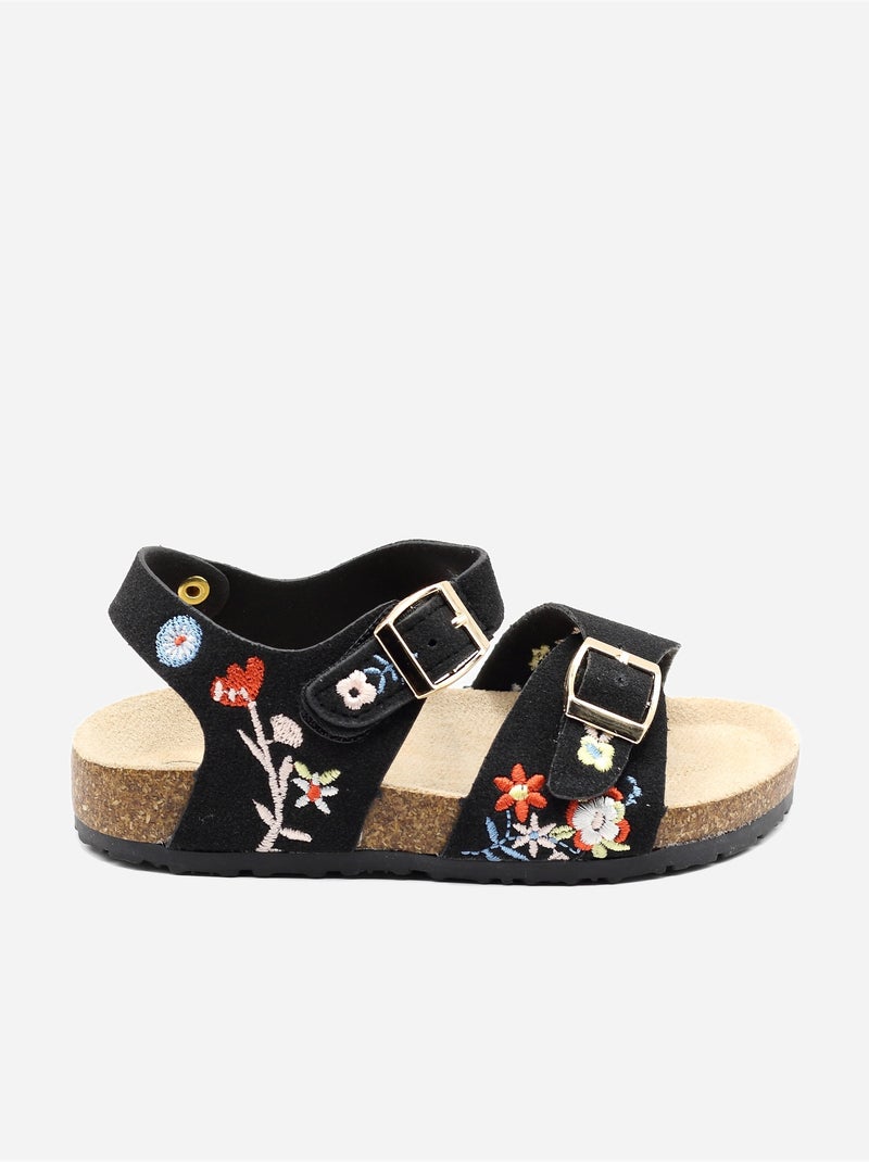 Sandali con chiusura a velcro Nero - Kiabi