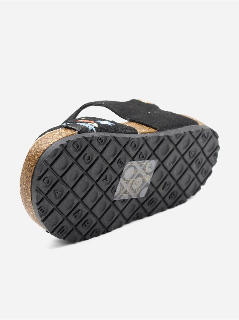 Sandali con chiusura a velcro Nero - Kiabi