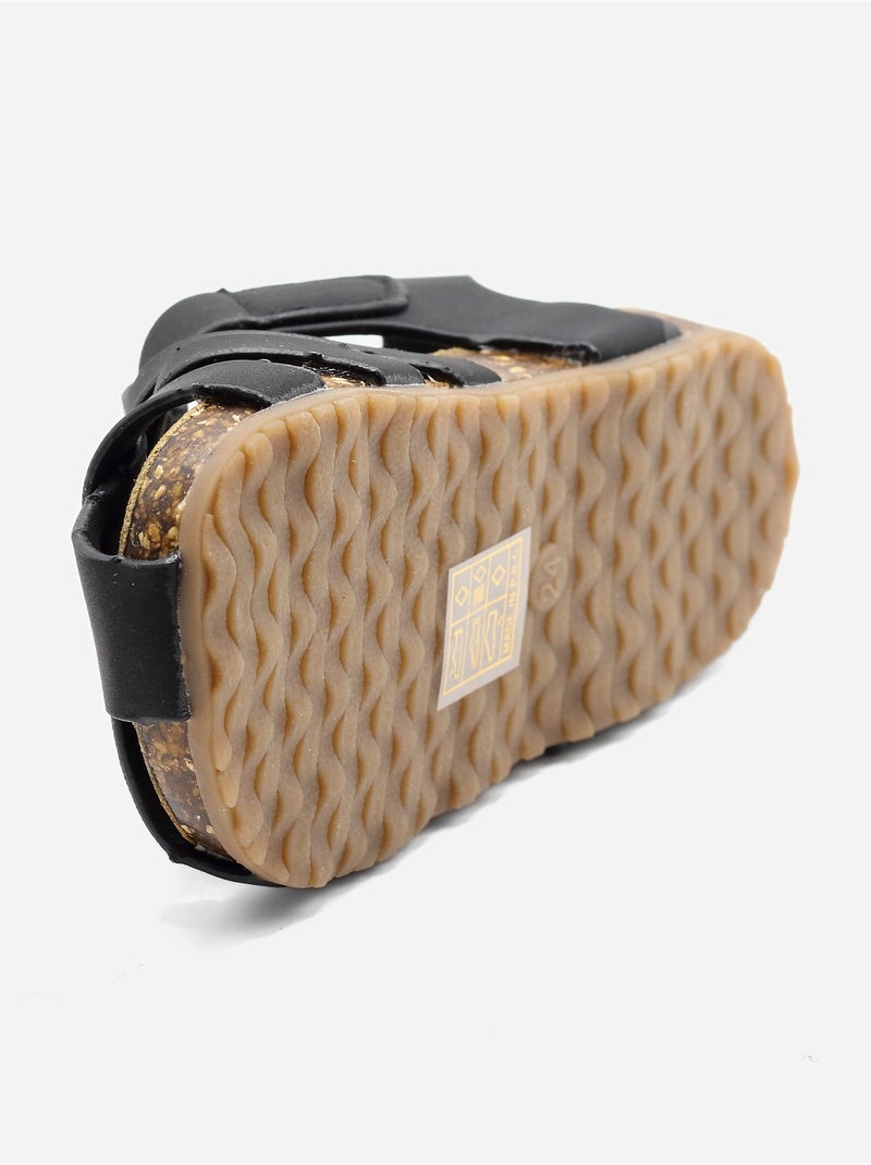 Sandali con chiusura a velcro Nero - Kiabi