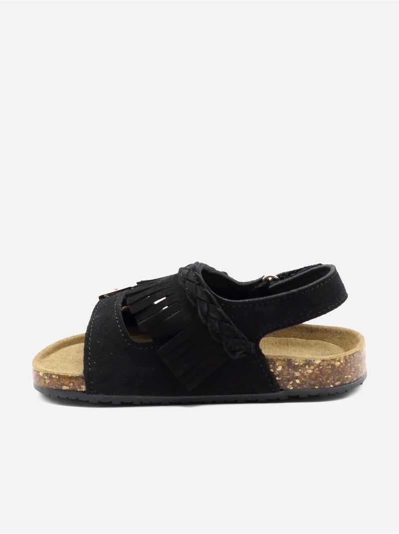 Sandali con chiusura a velcro Nero - Kiabi