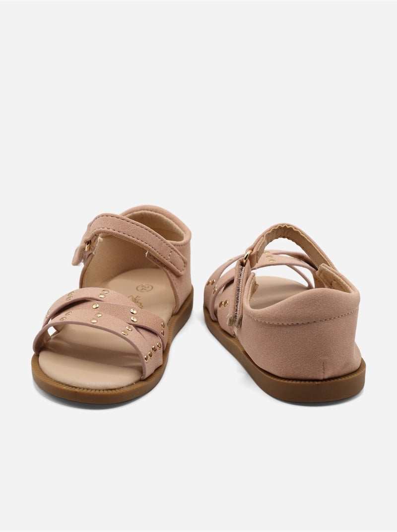 Sandali con chiusura a velcro Rosa - Kiabi