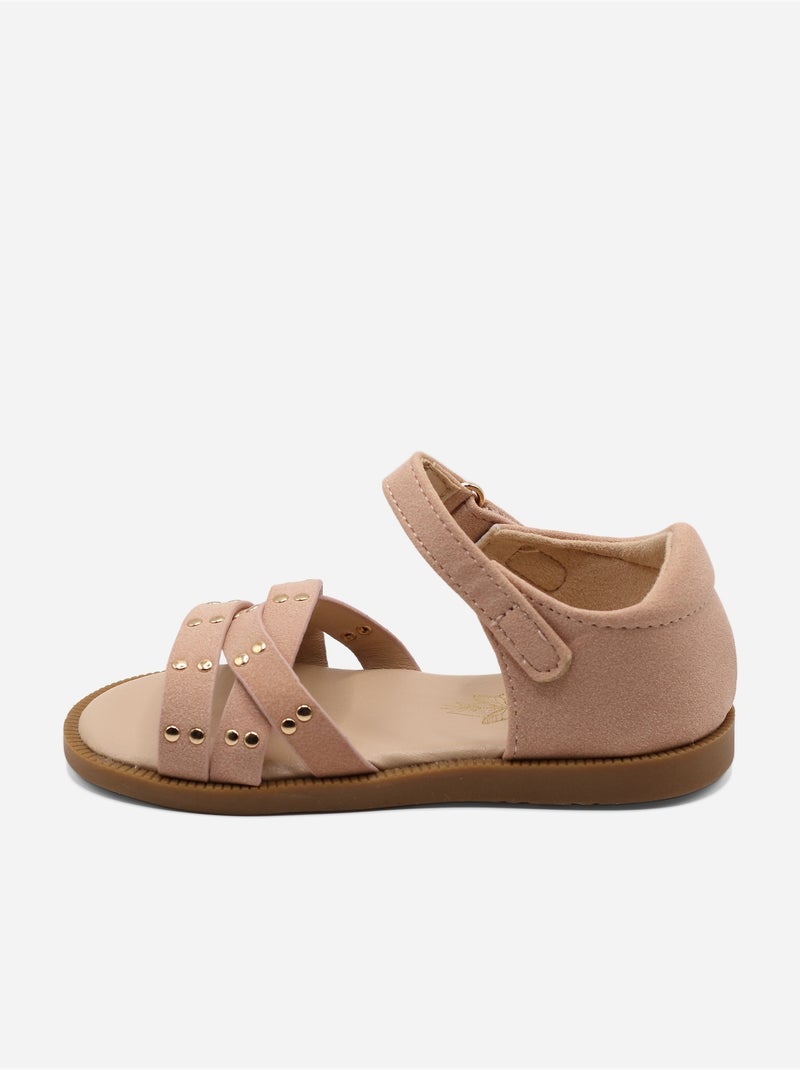 Sandali con chiusura a velcro Rosa - Kiabi