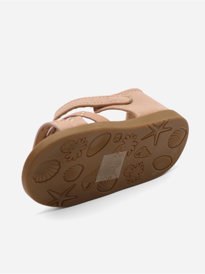 Sandali con chiusura a velcro Rosa - Kiabi