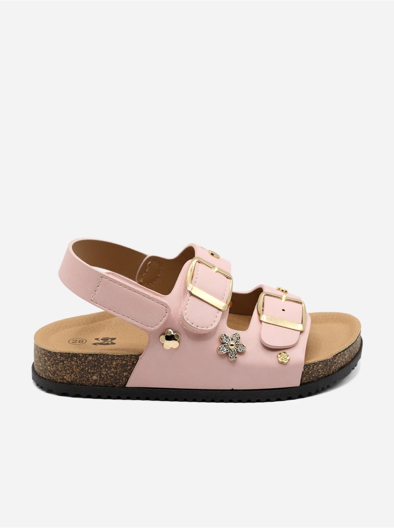 Sandali con chiusura a velcro Rosa - Kiabi