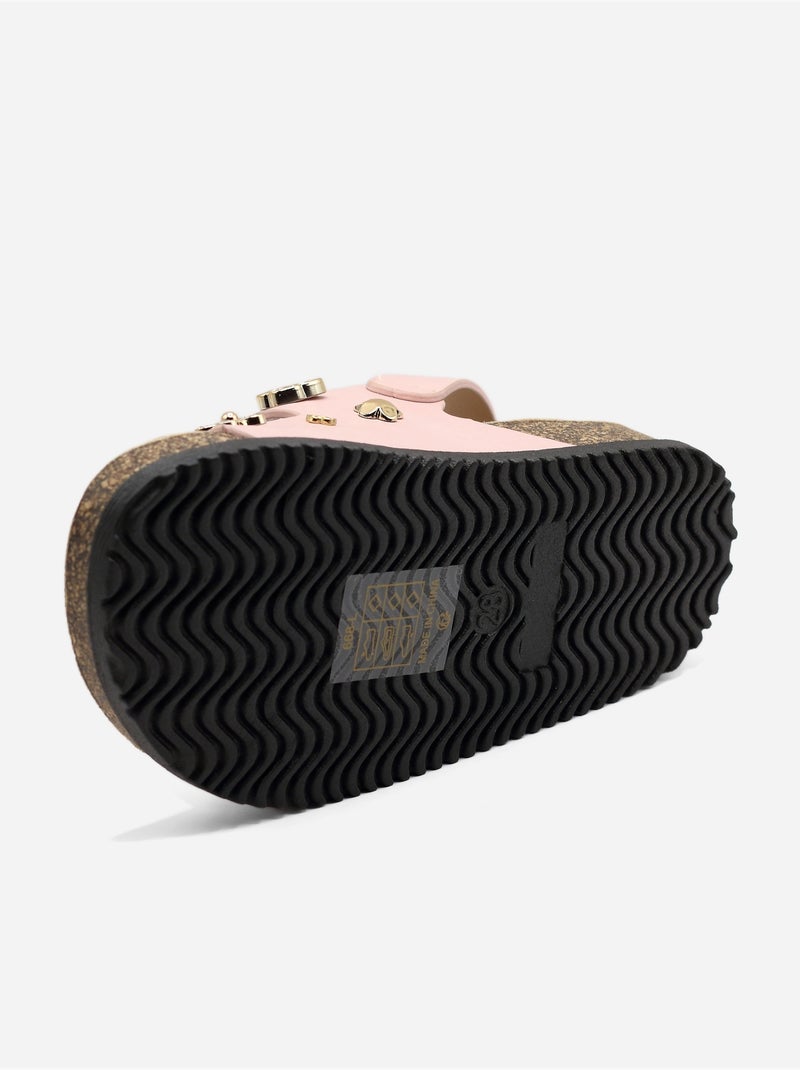 Sandali con chiusura a velcro Rosa - Kiabi