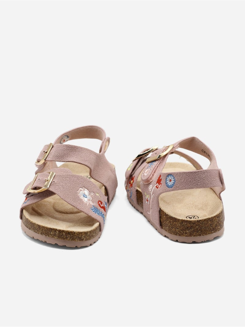 Sandali con chiusura a velcro Rosa - Kiabi