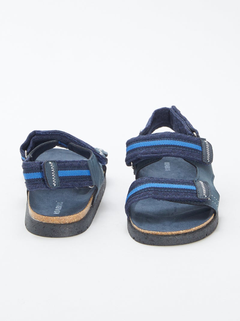 Sandali con chiusure a strappo BLU - Kiabi