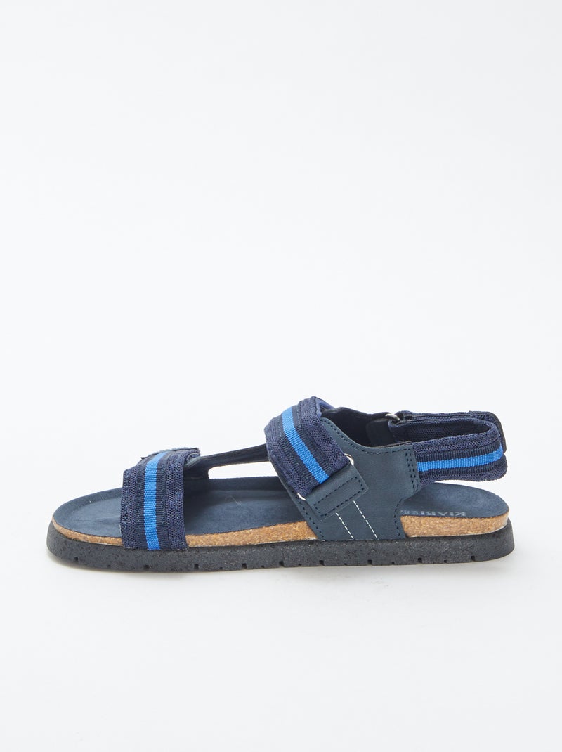 Sandali con chiusure a strappo BLU - Kiabi