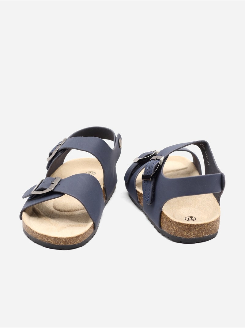 Sandali con cinturini Blu scuro - Kiabi