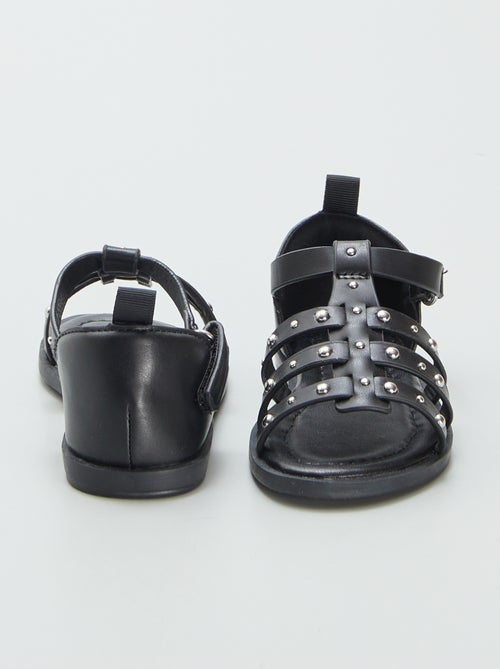 Sandali con cinturini con borchie - Kiabi