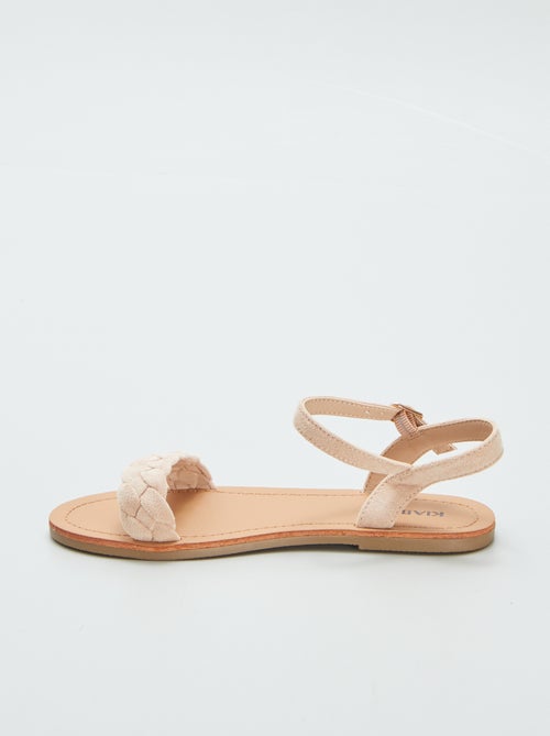 Sandali con cinturini intrecciati - Kiabi