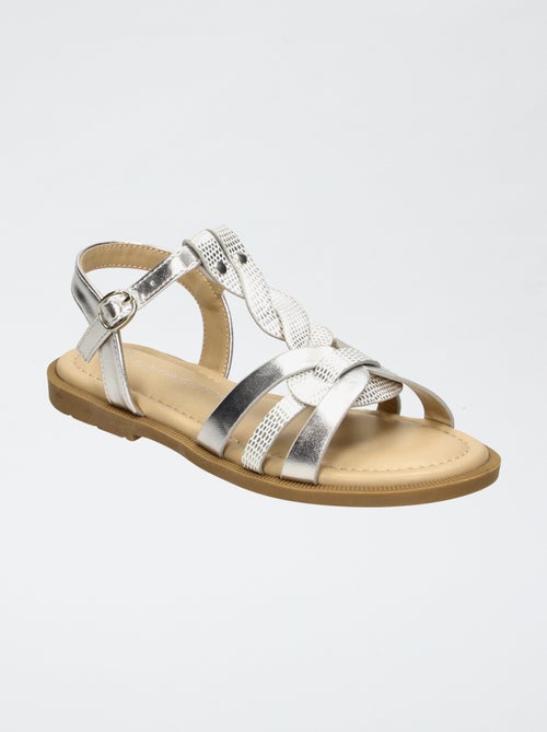 Sandali con cinturini intrecciati - Kiabi