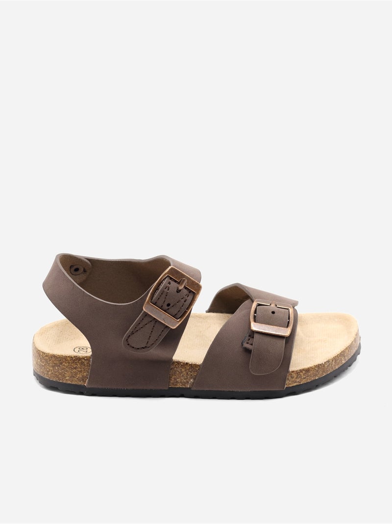 Sandali con cinturini Marrone - Kiabi