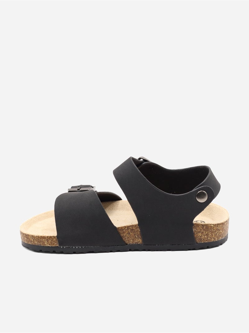 Sandali con cinturini Nero - Kiabi